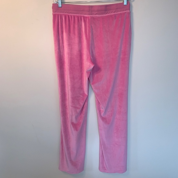 Juicy Couture Pink Velvet Fleece Shirt and Pets Loungewear Set L - Picture 3 of 15